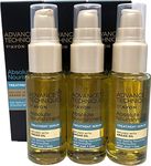 3 x Avon Advance Techniques 360 Nourishment Moroccan Argan Oil Leave-In Treatment