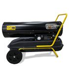 Autojack 30KW Diesel Space Heater For your Home or Workshop, 100 000 BTU Thermostat Portable Wheeled Home Office Garage Workshop Warehouse Greenhouse Building Site