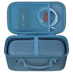 Elonbo Carrying Case for New Bose SoundLink Max Portable Speaker, Wireless Waterproof Bluetooth Speaker Travel Bag Storage Holder, Mesh Pocket for USB Cable Charger, Blue