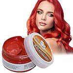 Hair Wax Colour, Red Hair Spray Temporary, Temporary Hair Dye, Temporary Hair Colour Instant Styling, Natural Hairstyle Color Pomade, Styling Hair Clays for Men, Women, Party, Cosplay, Christmas