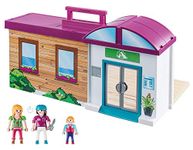 Playmobil City Life 70146 Take Along Vet Clinic with lots of equipment, Animals Figures, for Children 4+
