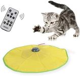 Rechargeable Interactive Cat Toys with Remote, Durable Smart Cat Toys w/Timer Undercover Motorized Mouse Motor Cat Chasing Toy Generation 5 Cat Toys