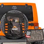 Offroading Gear 4x4 Waterproof Spare Tire, Trash Bag and Rear Tailgate Bag W/Seat Organizer | Large-Capacity for Off-Road Accessory - SUV|RV| Jeep| Overland| Etc.