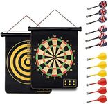 Magnetic Safe Dart Board with 12 Da