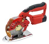 Hercules HRK-100 5-Speed Cordless Electric Rotary Cutter for Cloth, Leather, Natural and Synthetic Fabrics â€“ 4 Inch Single & Multi-Layer Round Knife Cutting Machine â€“ Cordless, Rechargeable