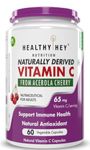 HealthyHey Nutrition 100% Natural Vitamin C from Cherry - 60 Veg. Capsules