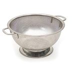 RSVP Endurance 3 Quart Precision Pierced Colander, 3.3 L, Silver