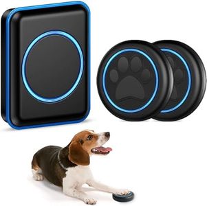 Full House Dog Doorbell for Potty Training, Wireless Pet Doggie Door Bell Training to Go Outside, Waterproof Touch Button, Over 1000 feet Range
