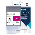 LCL PFI-120 PFI120 Magenta 130ml Ink Cartridge Replacement for Canon PFI120M PFI-120M for Canon ImagePROGRAF TM-200 TM-205 TM-300 TM-305 Printer (1 Pack)