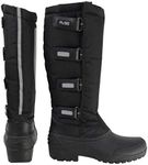 Hyland Atlantic Winter Mucker/Snow/Yard Boots Reflective (EU 41 / UK 7) Black