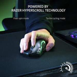 Razer Naga V2 HyperSpeed Wireless Gaming Mouse – Ergonomic, Multi-Button