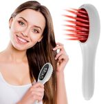 iKeener Laser Comb,Red&Blue Light Therapy to Eliminate Hair Loss,Portable Prevent Hair Loss Comb,Red Light Therapy Promote Hair Growth,Stimulate Hair Follicle Activation&Hair Repair,Blue Light Clean