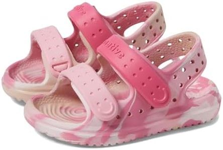 Native Shoes Kids Chase Marbled (Toddler) - Sandals for Kids - Synthetic Upper - Synthetic Lining and Outsole Chameleon Princess Marble 8 Toddler M