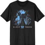 Rock Off officially licensed products Sleep Token Take Me Back to Eden Smoke T Shirt XL Black