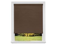 Redi Shade Z14C1901430 Artisan Select No Tools Custom Cordless Cellular Blackout Shade, Mocha, 19 in x 72 in