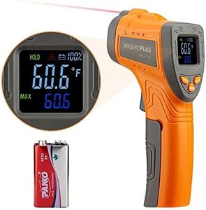 Inkbird Infrared Thermometer Gun, -58℉~1022℉ Digital Laser Temperature Gun for Pizza Oven, Heat Meter Gun IR Thermometer for Kitchen Deep Frying, Other Daily Uses (NOT for Human)