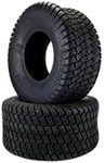 Set of Two 18x8.50-8 4 Ply Turf Tires for Lawn & Garden Mowers 18x8.5-8