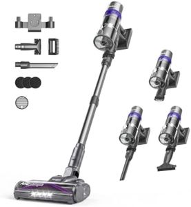 Tergeo Cordless Vacuum for Home,Tangle Free Vac for Pet,105AW,450W,V40