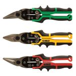 Black & Decker DWHT14676 3 PK 2.75" Forged Steel Blade Ergo Aviation Snips
