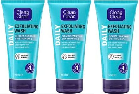 Clean & Clear Exfoliating Daily Wash Triple Pack 3 x 150ml [Personal Care]