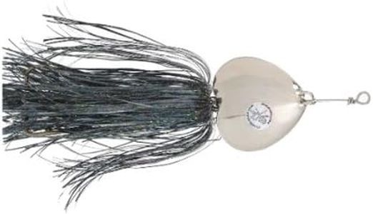 Musky Double Showgirl Bait, 7 1/2-Inch, 1.6-Ounce, Black/Nickel