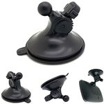 LycoGear 16mm Rubber Coating Ball Suction Mount for Tomtom GPS, Compatible with All Tom Tom VIA Start Go Live Supreme Discover Comfort 5" 6" Screen GPS w/16mm Ball Joint (Cradle is not Included)