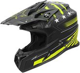 TCMT Motorcycle Dirt Bike Off-Road Motocross ATV Mountain Bike Full Face MX Helmet for Men Women DOT Approved