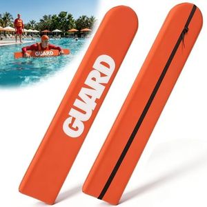 Chonway 2PCS Lifeguard Rescue Tube for Home and Commercial Use 3.3 Ft Life Guard Equipment for Pool Safety, Adjustable Life Guard Throwable Flotation Device