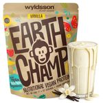 Vegan Protein Powder - EarthChamp by Wyldsson - Plant Based Protein Powder Shake, Dairy Free, Gluten Free, Lactose Free Protien Shake (2kg with Scoop)