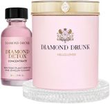 Diamond Drunk The Starter Collection - Non-Toxic, Fine Jewelry Cleaning Kit for Diamond, Gold, & Platinum Rings & More - 2 Months Supply of Safe, Sustainable Cleaner to Restore Shine - Petal Pink