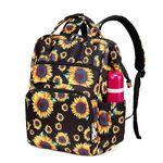 Gatycallaty Nurse Backpack, Sunflower, Standard size, Nurse Backpack Nursing Bags for Nurses Work Medical Home Health Travel Clinical Bag Nursing