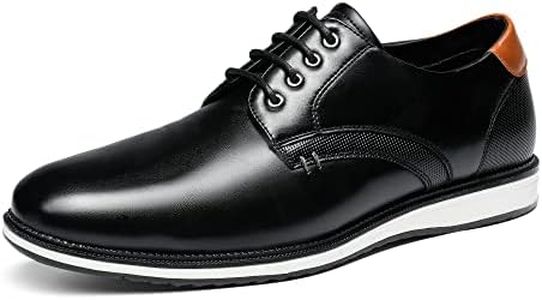 Bruno Marc Chaussures Hommes Robe Costume Oxford Derby Chaussures ? Lacets pour Mariage Travail F?Te Noir SBOX2225M-E Taglia 41 (EUR)
