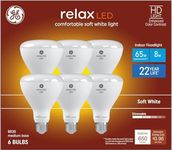 GE Relax 6-Pack 65 W Equivalent Dim