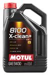 Motul 106377 8100 X-Clean+ Engine Oil (5w-30) -5 Liter