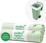 bioMat 100449 120 lt Waste Bag, Pla