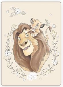Disney Re dei leoni - Coperta morbida, 100 x 140 cm