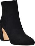 NINE WEST Women's Yast Ankle Boot, Black 002, 9.5 UK