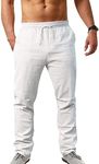 NANAMEEI Cotton Linen Pants Men Ela