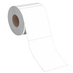 500 Blank Labels, Rectangular Color Code Label with Perforation Line for Home Organization Projects, Bins, Kitchen Storage Containers, Desk Items(5” x 3”)