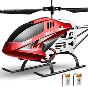 SYMA Remote Control Helicopter, RC Helicopter with 16-20 Mins Flight Time, Altitude Hold and One-Key Take Off/Landing, Gyro Stabilizer, 3.5 Channel, Gift Helicopter Toys for Boys Girls