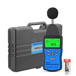 Decibel Meter Digital Sound Level Meter (30-130dB),AP-882A Noise Level Meter Tester with LCD Backlight/Max Hold,/Sensitivity Adjustment and dB A/C Switch(Battery Included)