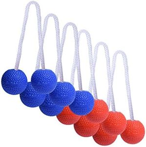 GoSports Ladder Toss Bolo Replacement Set - Kid Safe Soft Rubber or Hard Golf Balls