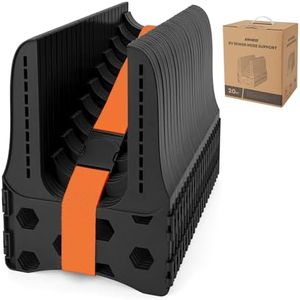 Kohree RV Sewer Hose Support 20FT, Black RV Sewer Hose Holder