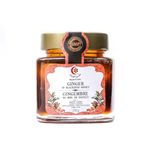 𝐌𝐮𝐣𝐞𝐳𝐚 𝐀𝐥 𝐒𝐡𝐢𝐟𝐚 - Organic Ginger + Black Seed Honey (250g) - Natural Raw Honey - Healthy Gluten Free Monofloral Organic Honey With Ginger