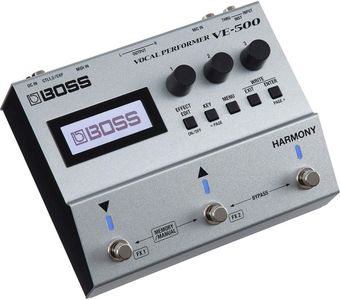 BOSS VE-500 Vocal Multi-Effects Unit – Harmony, Pitch Correction, Looper