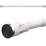 White Shower Curtain Rod 42-60 Inch