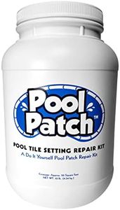 Pool Patch PTSRKW10 White Pool Tile Setting Repair Kit, 10-Pound