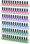 NIUBEE 6PCS Nail Polish Rack: 15 In