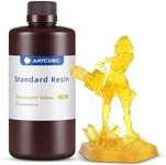 ANYCUBIC 3D Printer Resin, 405nm SLA UV-Curing Resin with High Precision and Quick Curing & Excellent Fluidity for LCD 3D Printing (Clear Yellow, 1kg)