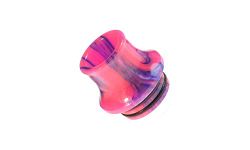 Armerah Cone 810 Drip Tip eCig Mouthpiece Short/Big Epoxy Resin Single Pink